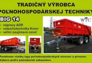 Nové typy vyklápacích návesov